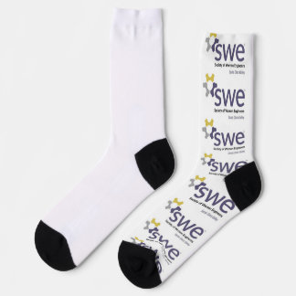 Socks with SWE Santa Clara Valley logo