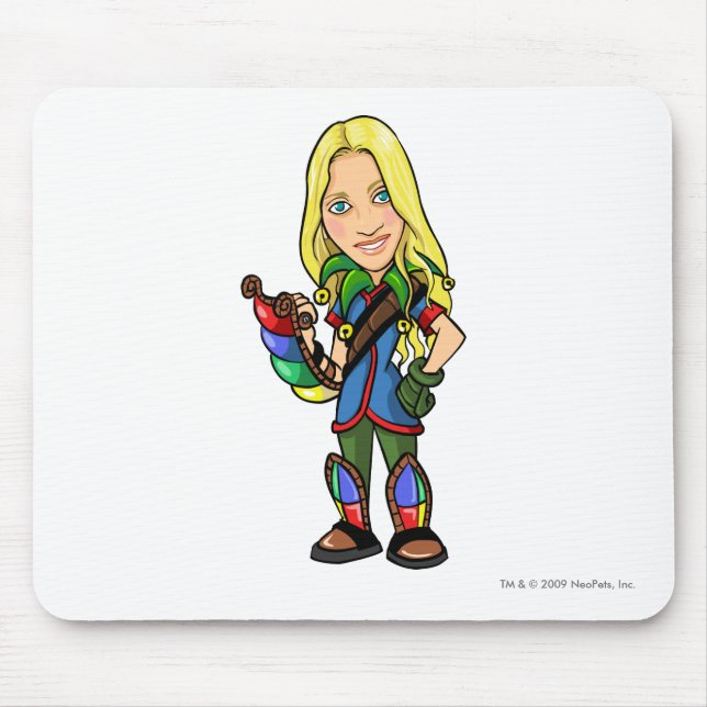 Socktastic Roo Island Staff Player Mouse Pad (Front)