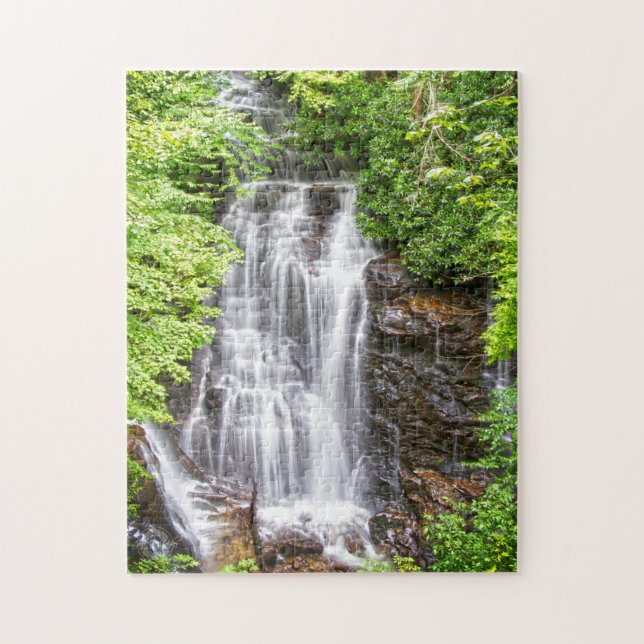 Soco Waterfalls Jigsaw Puzzle (Vertical)