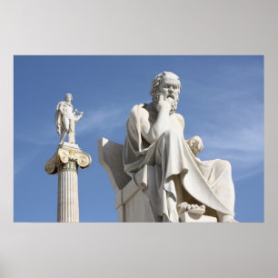 Socrates and Apollo Poster