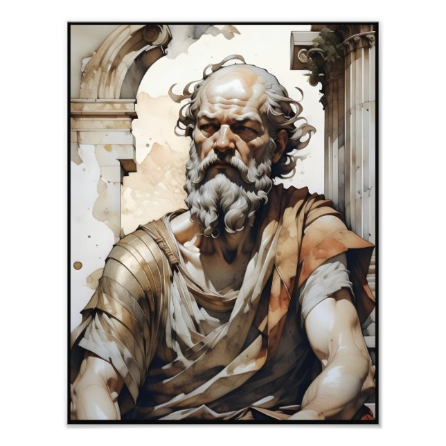 Socrates Examining Photo Print (Front)