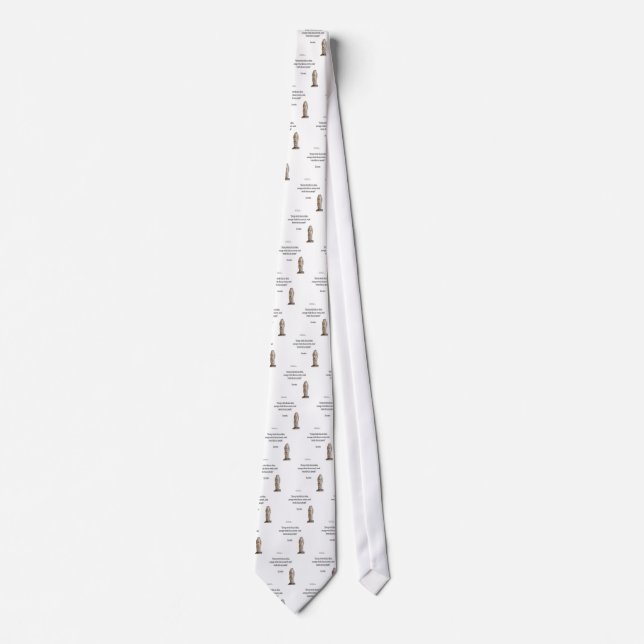 Socrates & Famous "Minds" Quote Tie (Front)