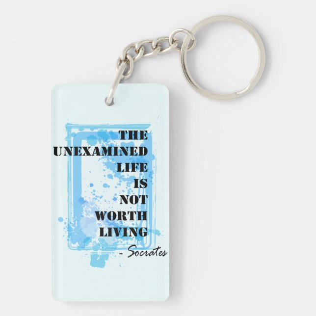 Socrates Key Ring (Back)