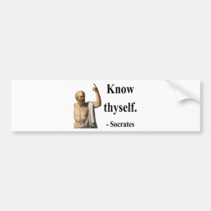 Socrates Quote 5b Bumper Sticker