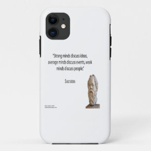 Socrates & Strong Minds Quote iPhone 5/5S Case