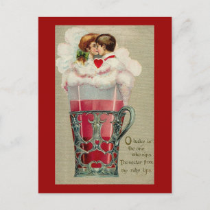 Soda Couple Postcard