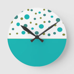 Soda Fizz Round Clock