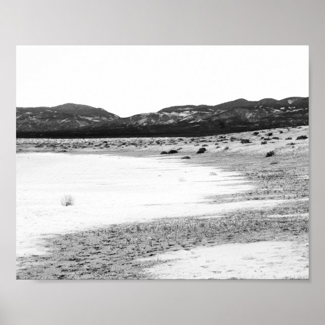 Soda Lake Carrizo Plain California Poster (Front)