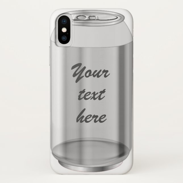 Soda pop aluminium can silver  Case-Mate iPhone case (Back)