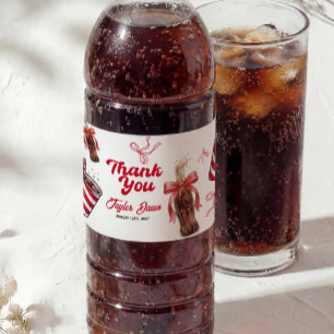  Soda Pop Baby Shower Water Bottle Label 