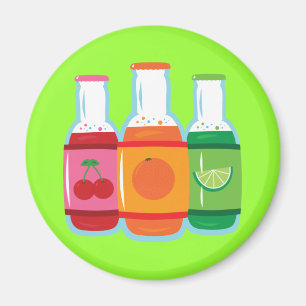 Soda Pop Bottles Magnet