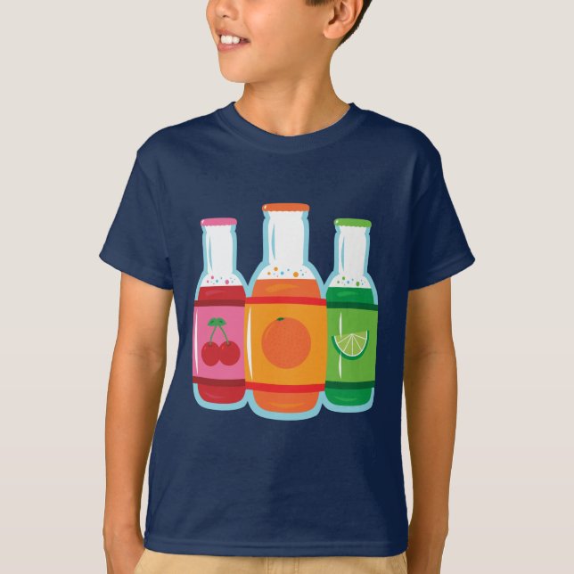 Soda Pop Bottles T-Shirt (Front)