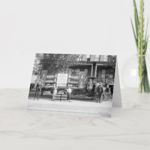 Soda Pop Delivery Truck, early 1920s Card