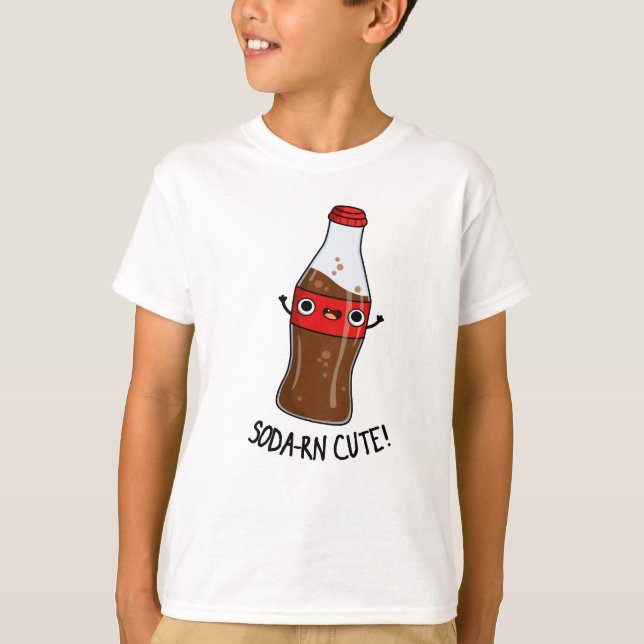 Soda-rn Cute Funny Soda Pun  T-Shirt (Front)