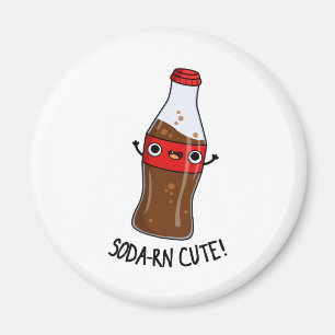 Soda-rn Cute Soda Pun Magnet