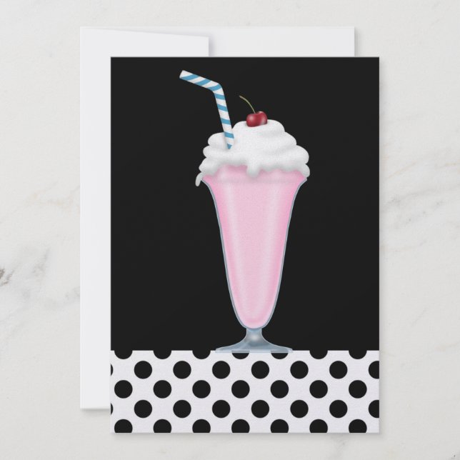 Soda Shop Invitation - SRF (Front)