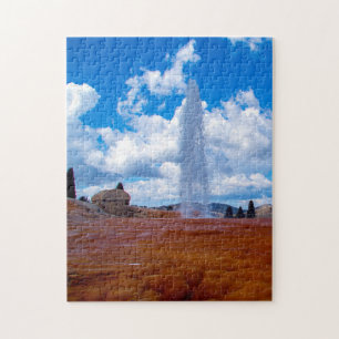 Soda Springs Geyser idaho. Jigsaw Puzzle