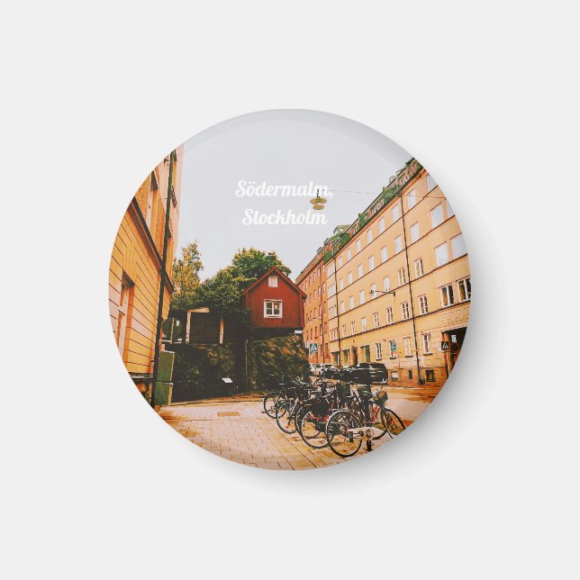Södermalm, Stockholm, Sweden Magnet (Front)