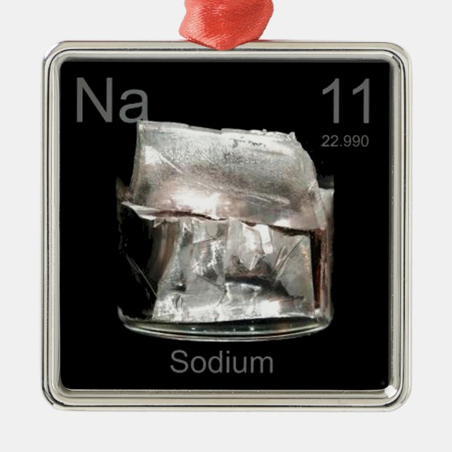 sodium metal tree decoration (Front)
