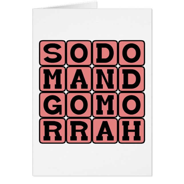 Sodom and Gomorrah, Original Sin Cities (Front)