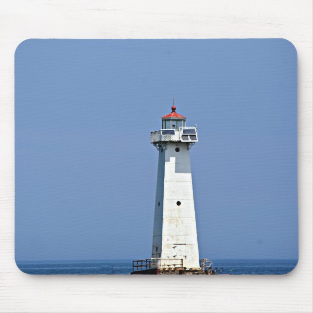 Sodus Outer Lighthouse in Sodus Bay NY  Mouse Pad (Front)