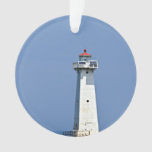 Sodus Outer Lighthouse on a Acrylic Ornament