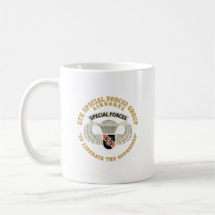 SOF - 5th SFG - Airborne Badge - Vietnam Coffee Mug