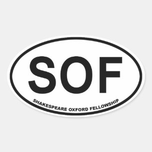 SOF Car Sticker