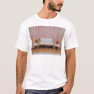 Sofa and two chairs, Karelian birch, 1810-20 T-Shirt