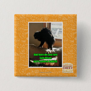 Sofa Bison 15 Cm Square Badge