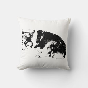 Sofa Ink, Gentle Corgi Cushion