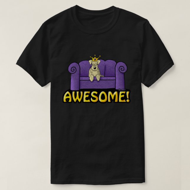 Sofa King Awesome Wheatie T-Shirt (Design Front)