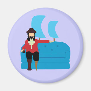 Sofa Pirate Magnet