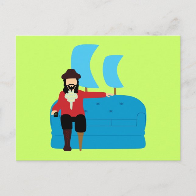 Sofa Pirate Postcard (Front)