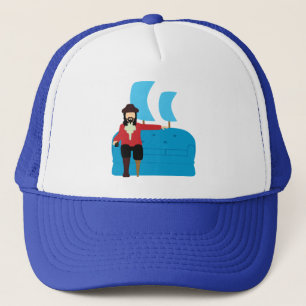 Sofa Pirate Trucker Hat