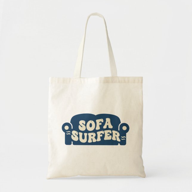 Sofa Surfer Tote Bag (Front)