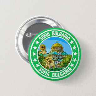 Sofia Bulgaria 6 Cm Round Badge