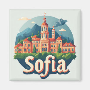 Sofia Bulgaria City Travel Gift Memory 🗺️ Magnet