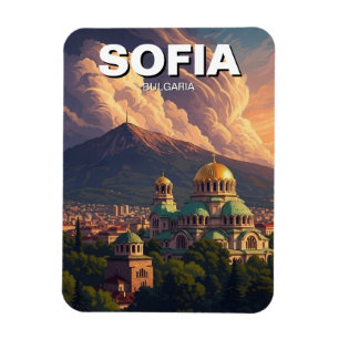 Sofia Bulgaria Travel Magnet