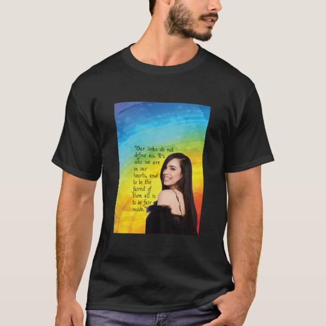 Sofia Carson Rainbow Quote T-Shirt (Front)