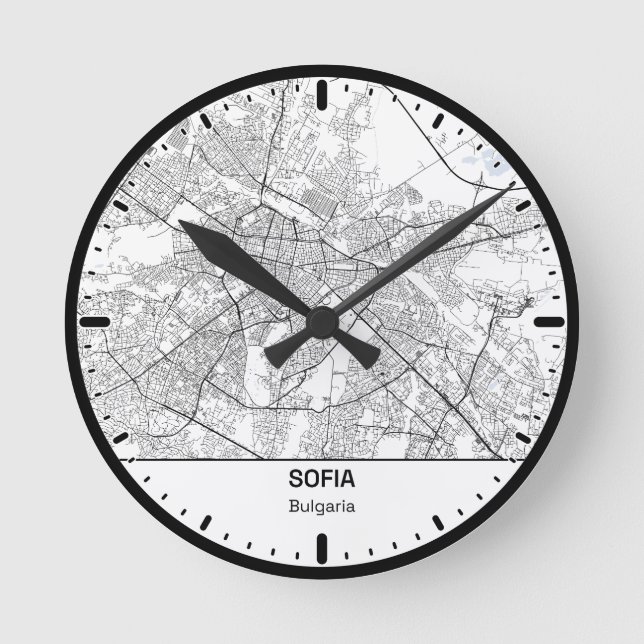 Sofia Clock City Line Art (Front)