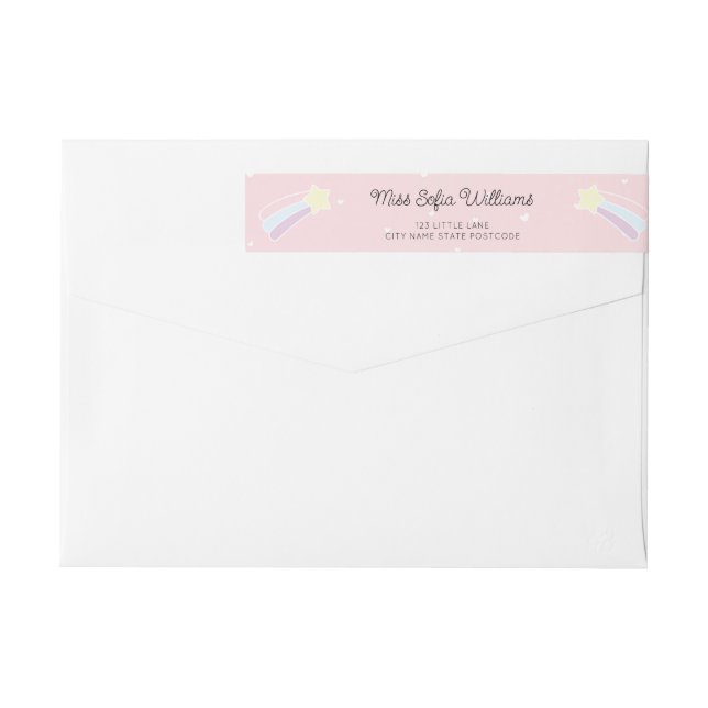 Sofia Cloud Return Address Wrap Around Label (Back)