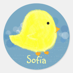 Sofia Cute Personalised Easter Stickers