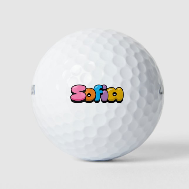 Sofia Golf Balls (Front)