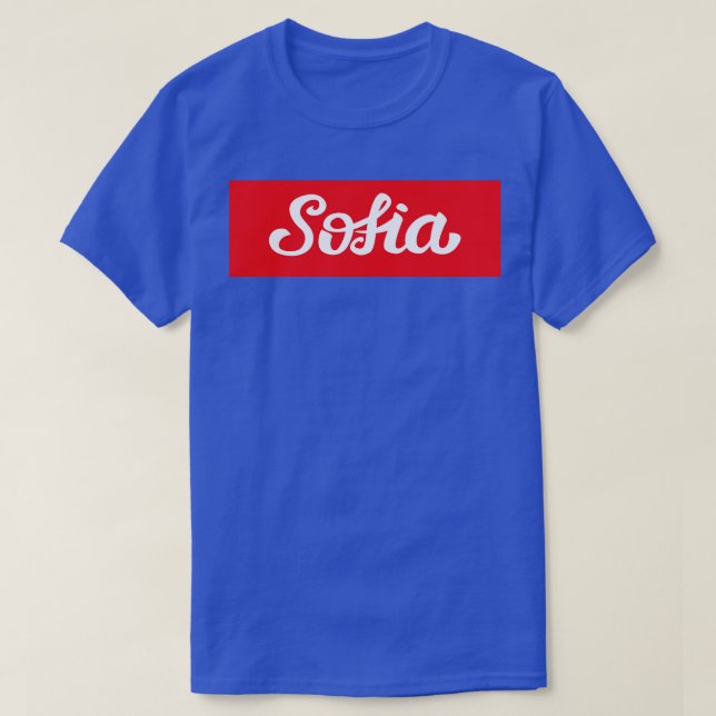 Sofia My Name Is Sofia 1 T-Shirt (Design Front)