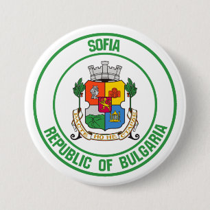 Sofia Round Emblem 7.5 Cm Round Badge