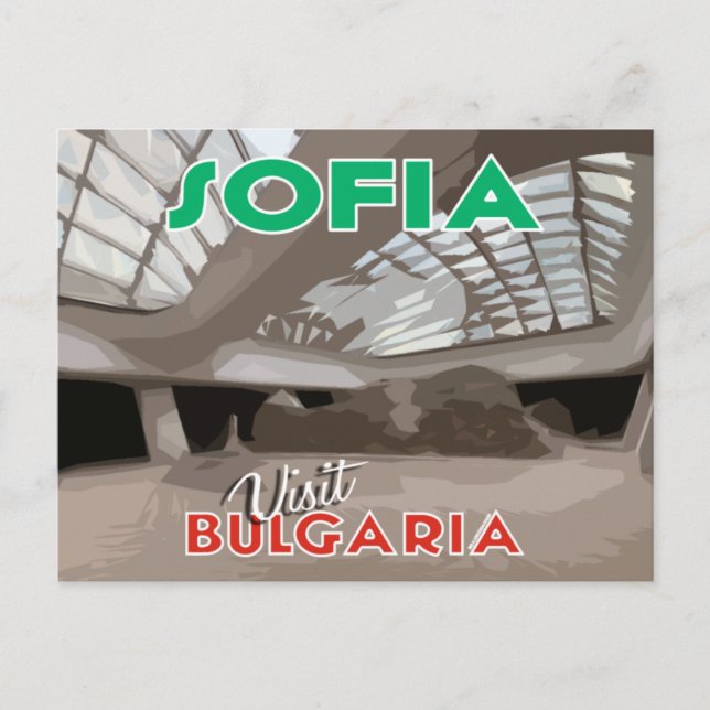 Sofia, Visit Bulgaria... Postcard (Front)