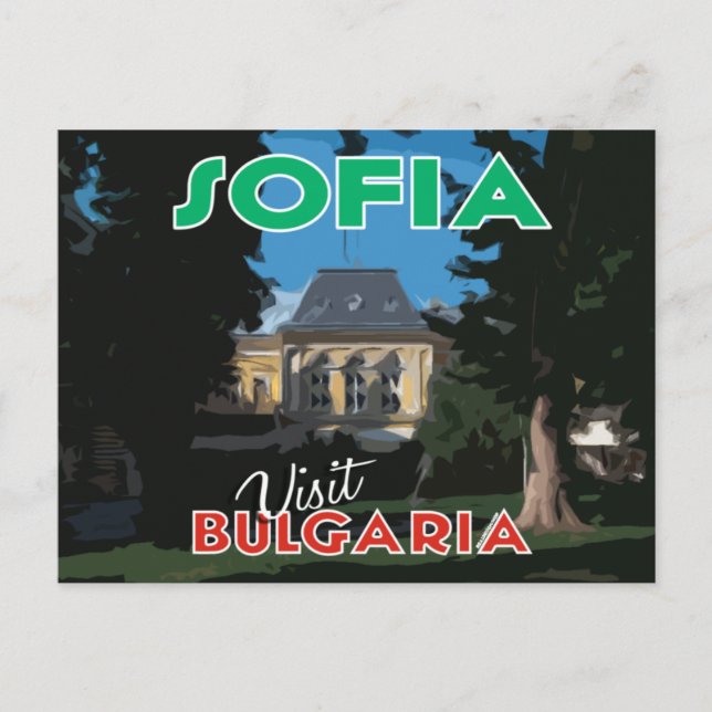 Sofia, Visit Bulgaria Postcard (Front)