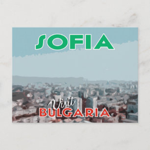 Sofia, Visit Bulgaria Postcard