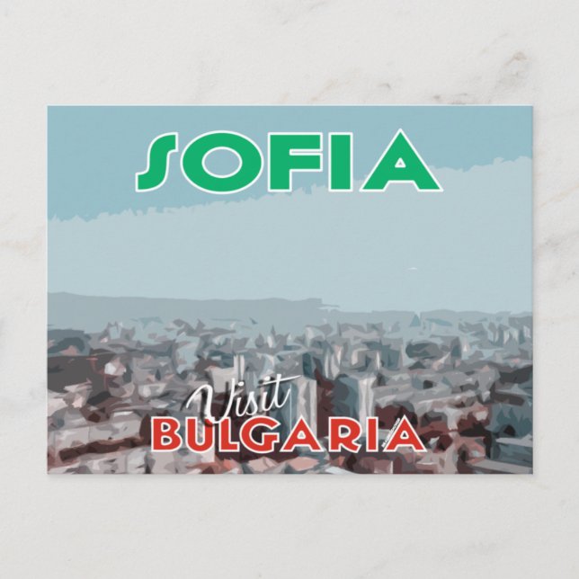 Sofia, Visit Bulgaria Postcard (Front)